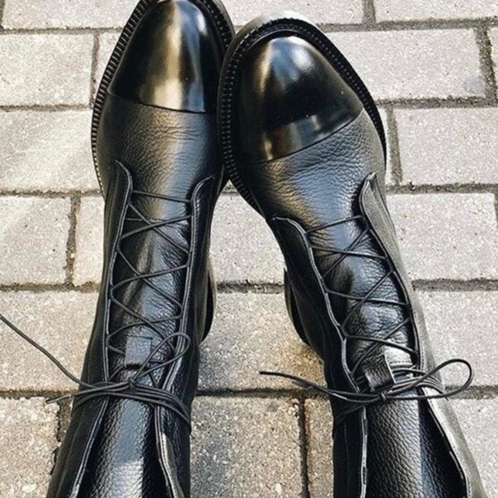 Women’s Black Laced Boots